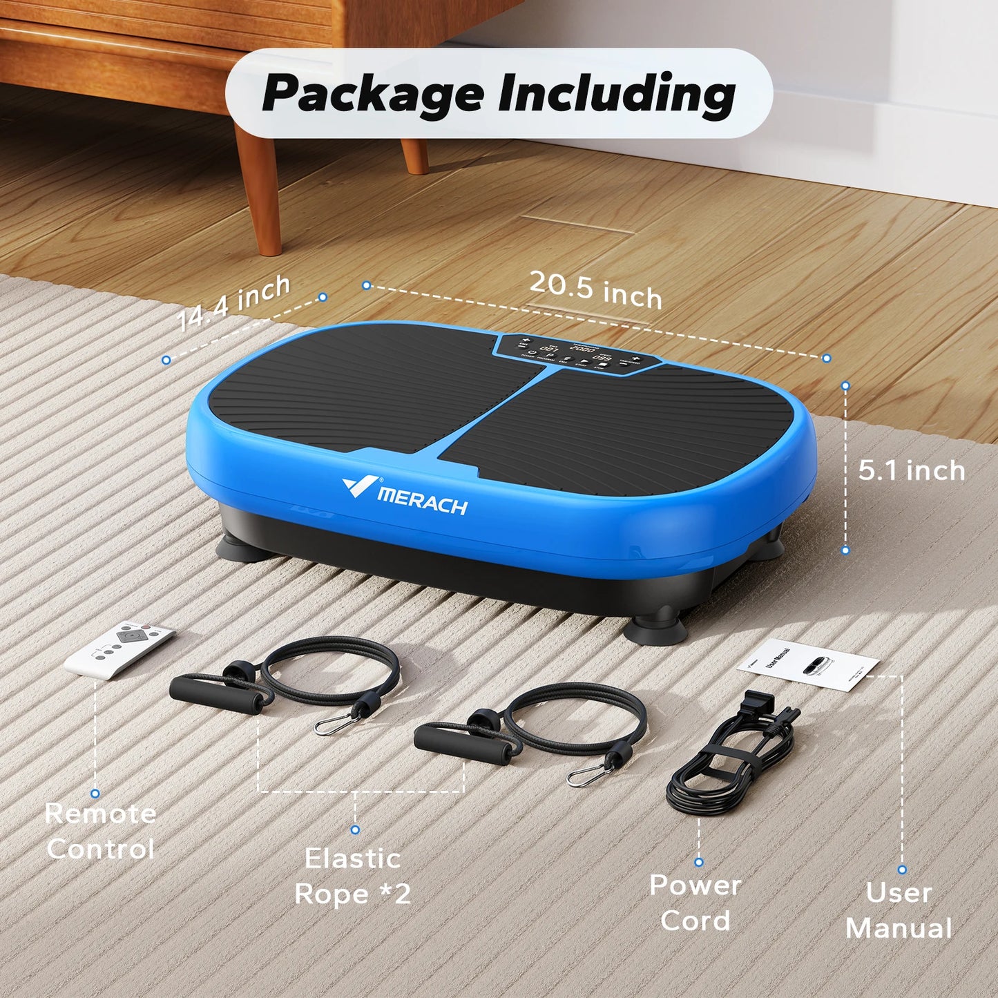 MERACH EMS Vibration Plate Exercise Machine