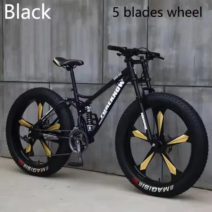 Fat Tire Bike Double Disc Brake 24inch 26inch