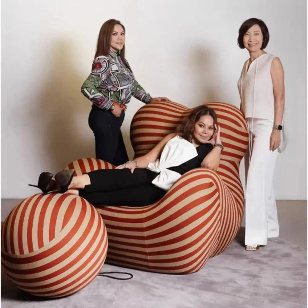 Single Chaise Bean Bag Recliner