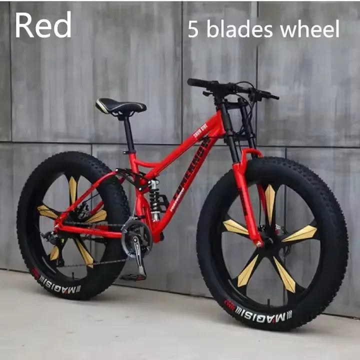 Fat Tire Bike Double Disc Brake 24inch 26inch