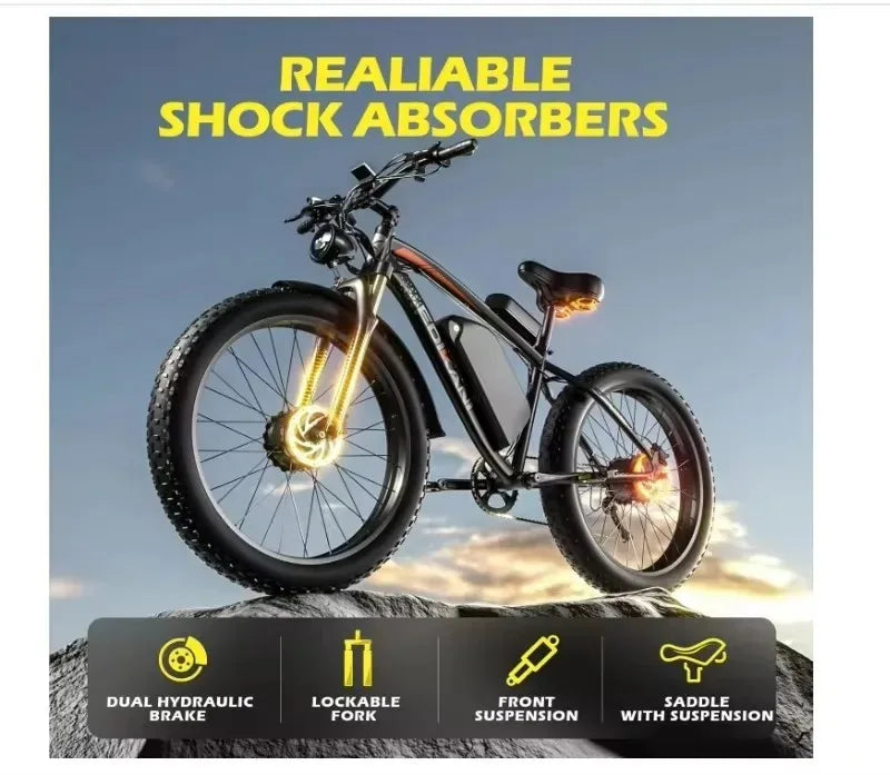 Electric Bike for Adult 2000W Peak 2500W Dual Motor