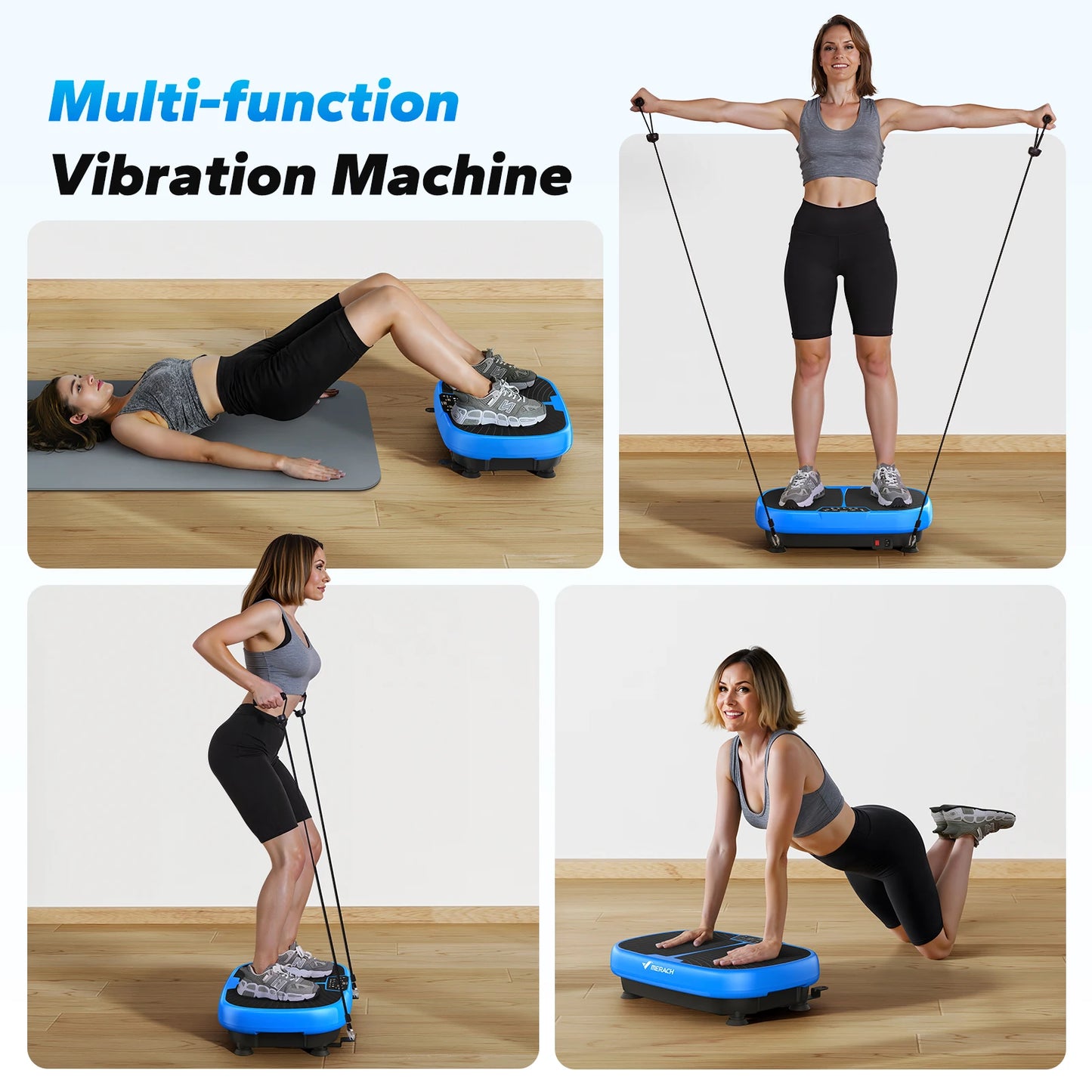 MERACH EMS Vibration Plate Exercise Machine