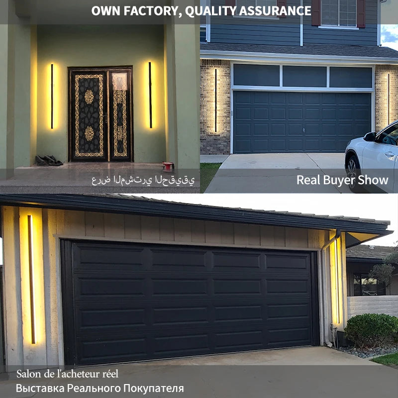 Outdoor Wall Light Modern Waterproof