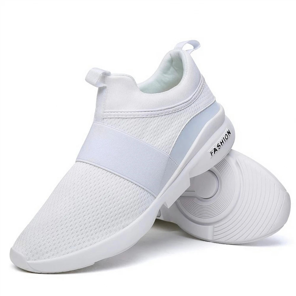 Comfortable Breathable Non-Leather Mesh Jogging Shoes