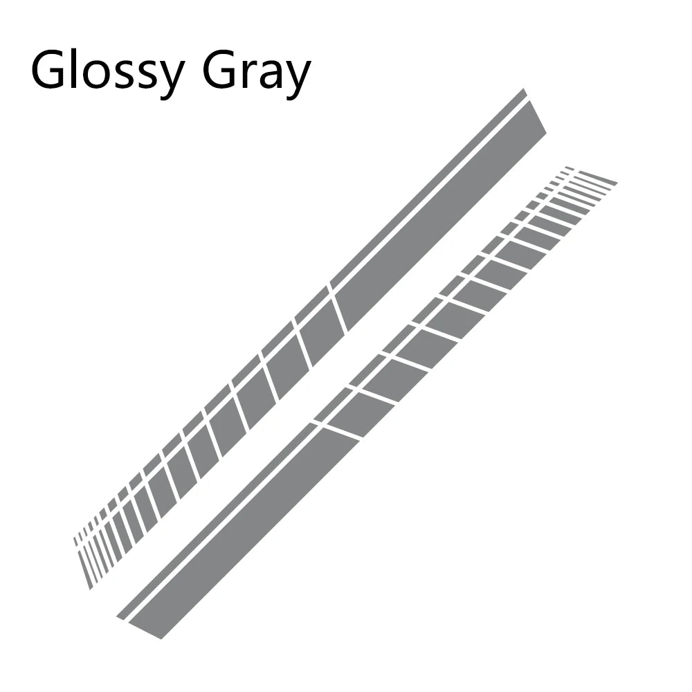 2pcs Car Side Skirt Sticker