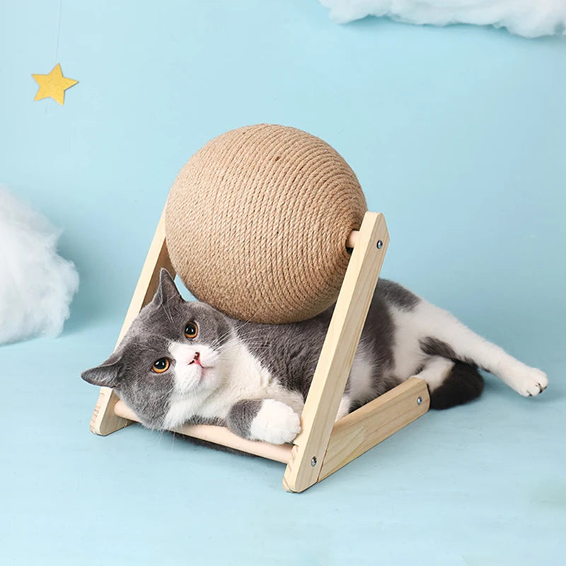 Cat Scratching Ball Board Grinding Paws Toy
