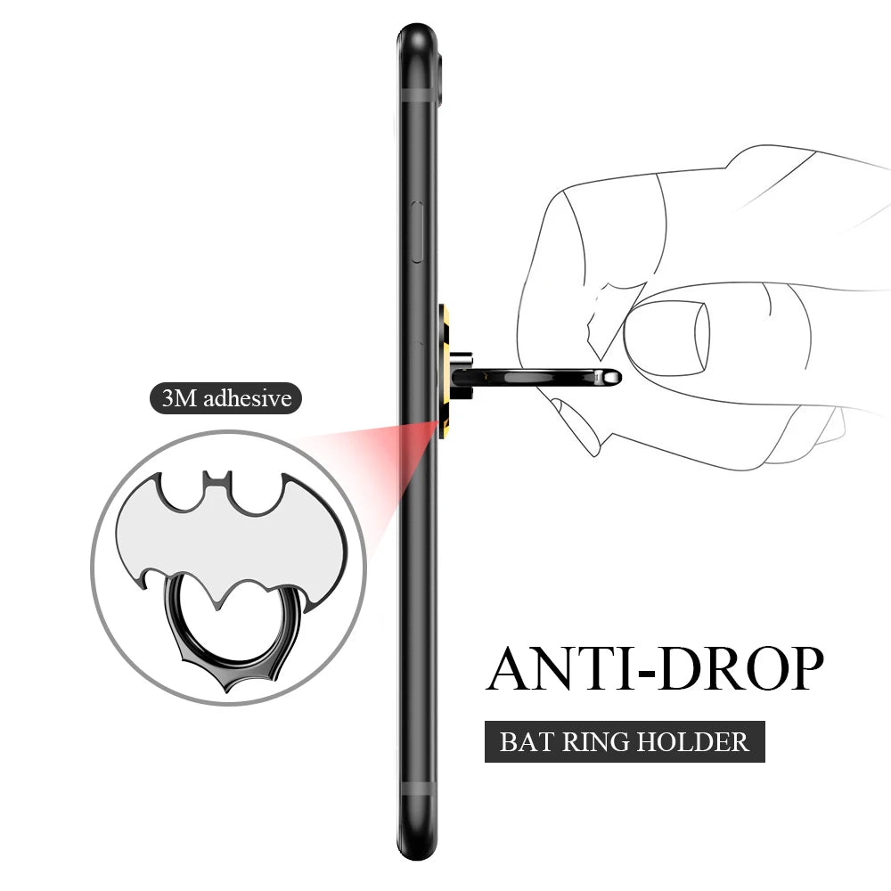 Bat Finger Ring Phone Holder 360 Rotate