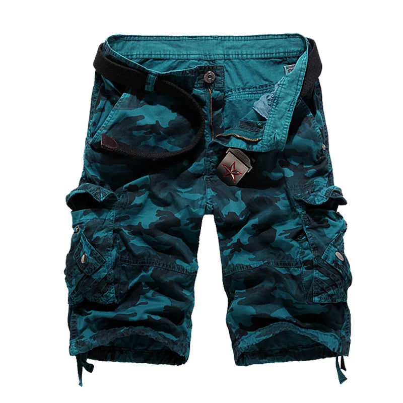Camouflage Loose Cool Summer Cargo Shorts