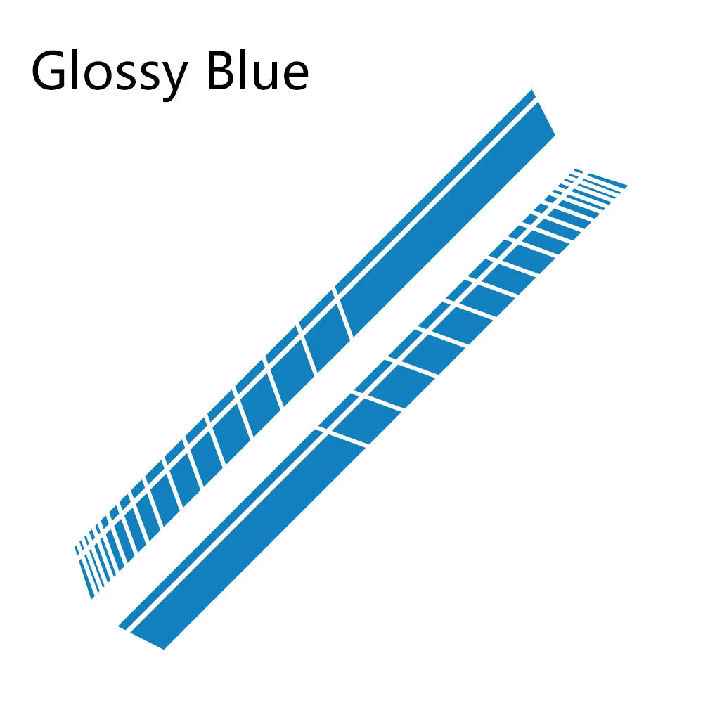 2pcs Car Side Skirt Sticker