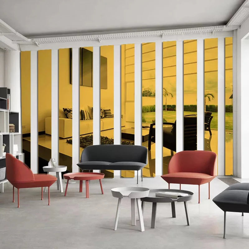 Simple Strip DIY Art Decor Home Acrylic Mirror 3D Wall Stickers
