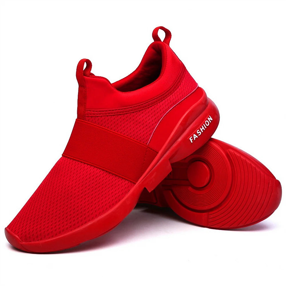 Comfortable Breathable Non-Leather Mesh Jogging Shoes