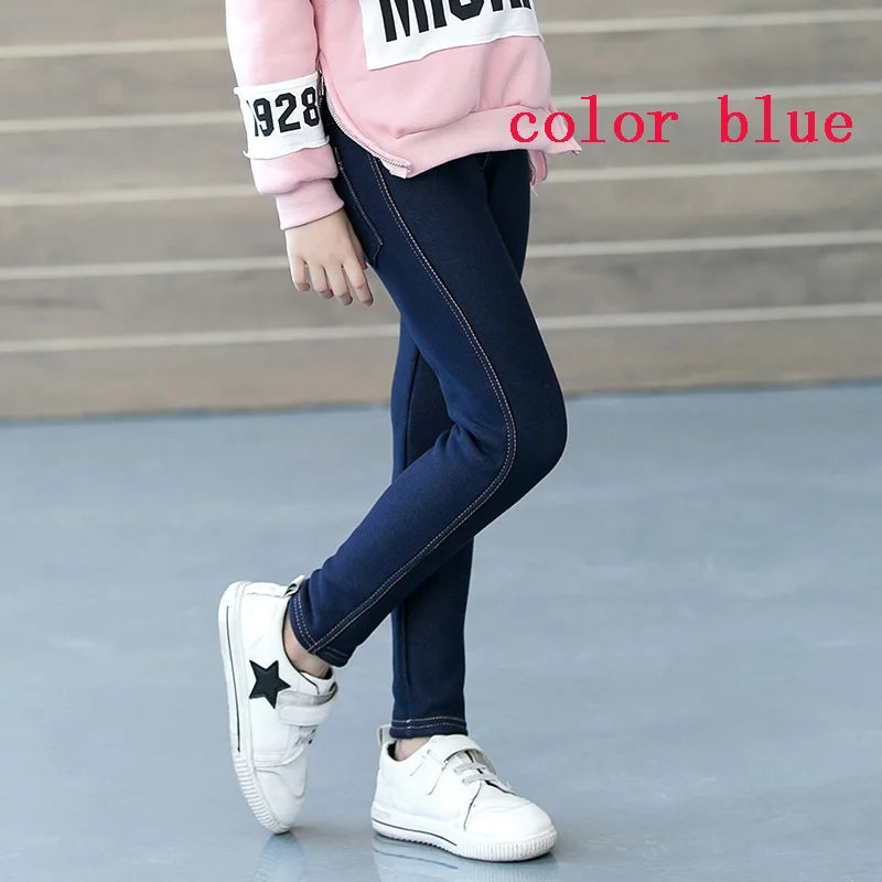 Winter Pants For Girls Leggings Candy Color