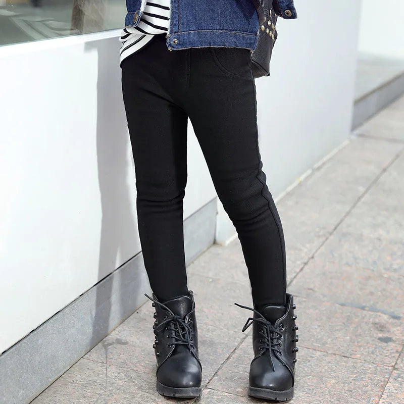 Winter Pants For Girls Leggings Candy Color
