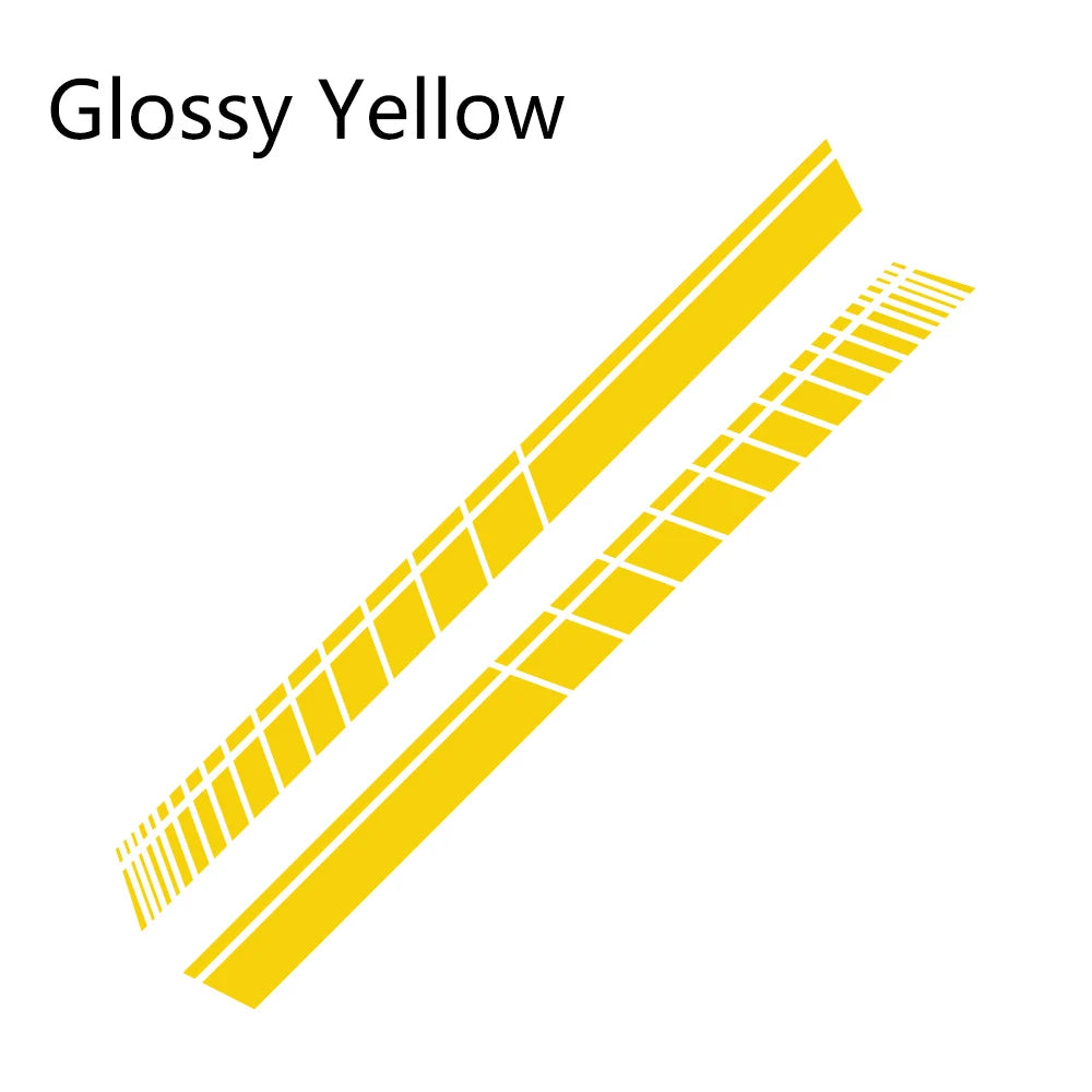 2pcs Car Side Skirt Sticker