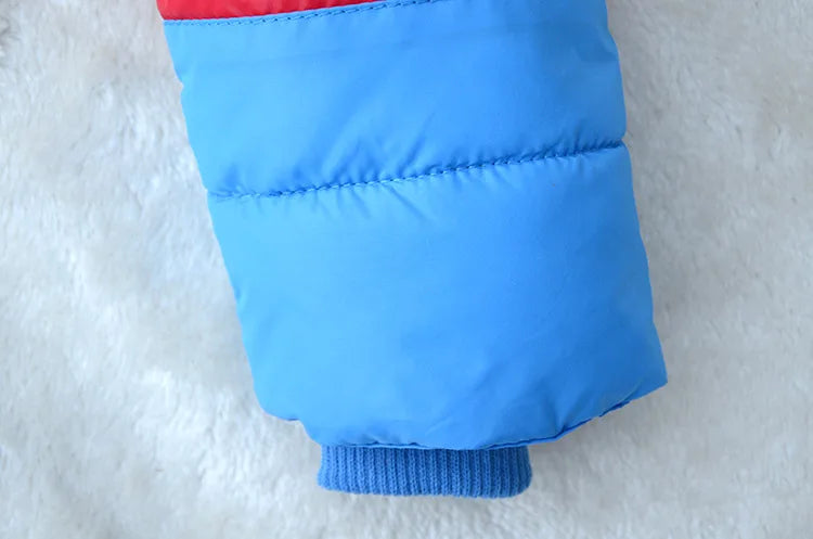Winter Long Style Stripe Coat For Kids