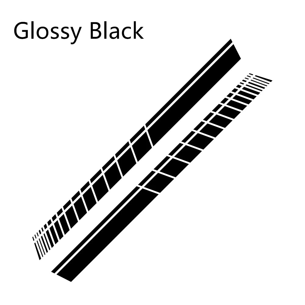 2pcs Car Side Skirt Sticker
