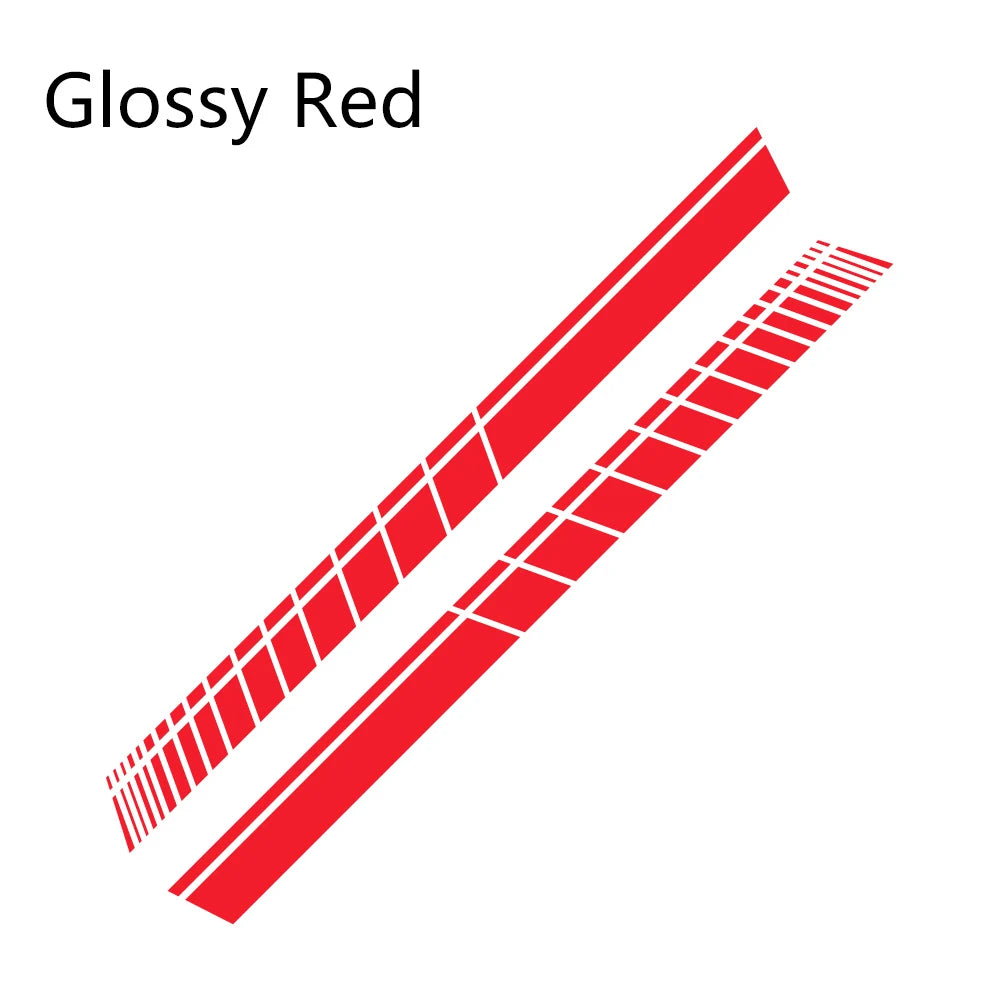 2pcs Car Side Skirt Sticker