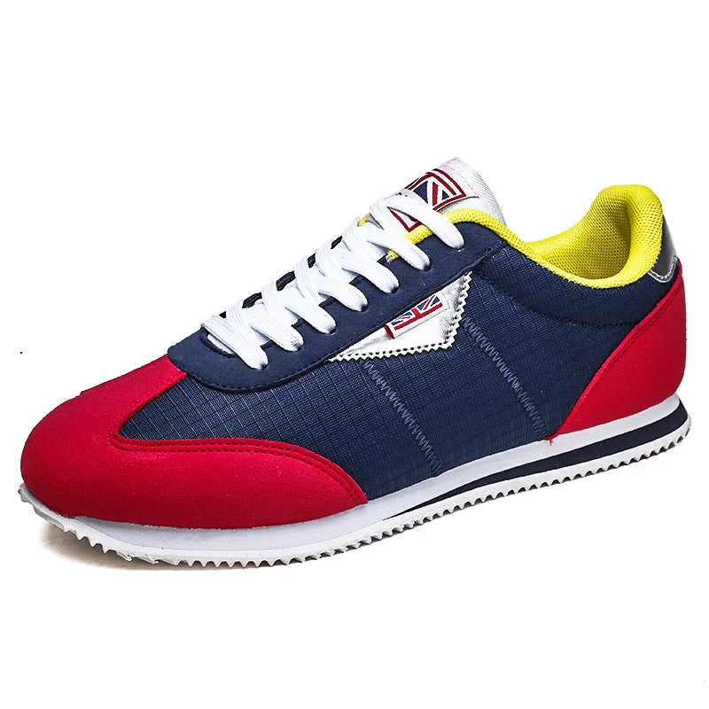 Retro Flat Yellow Men's Casual Sport Shoes