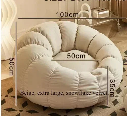 Pumpkin Lazy Single Tatami Sofa Chair