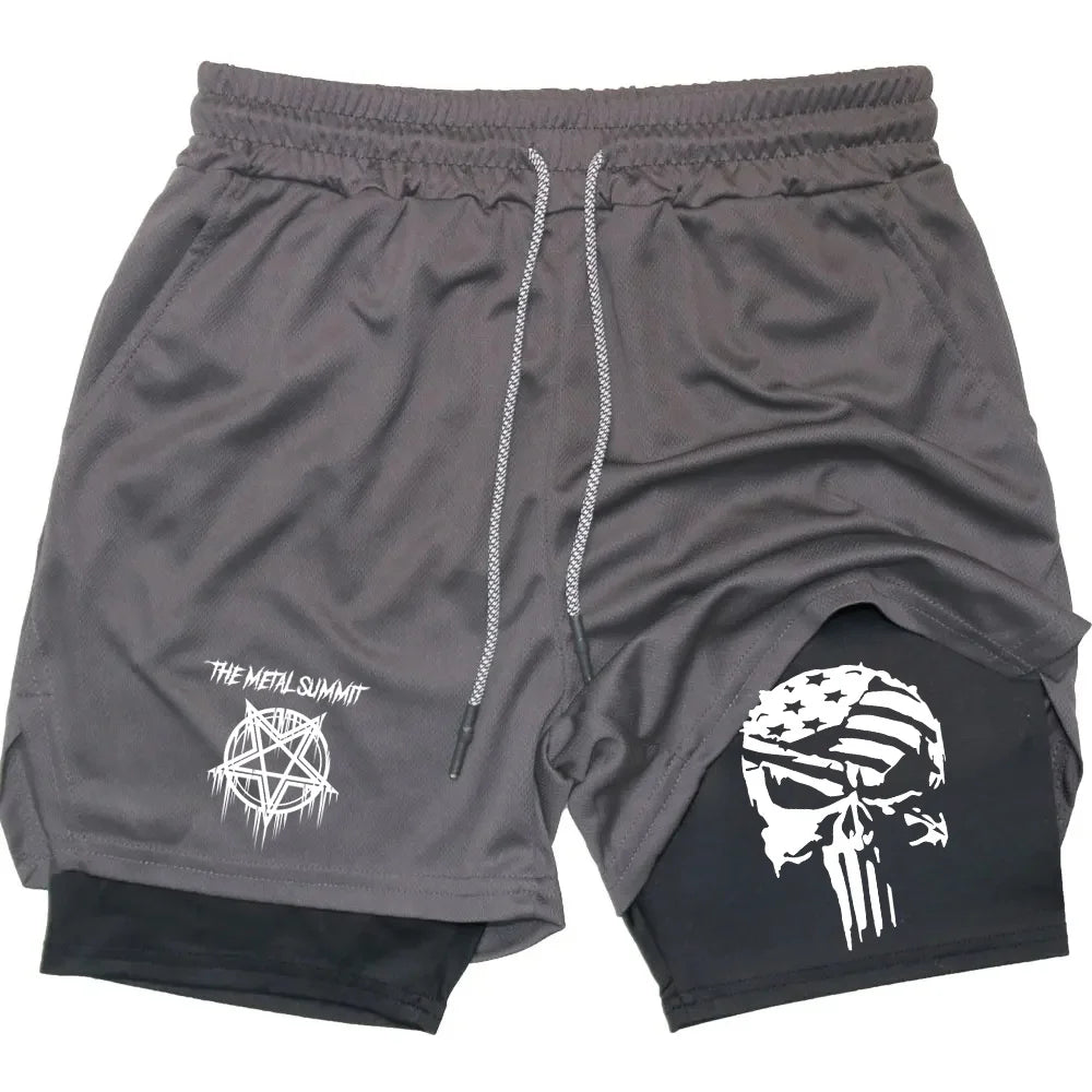 Double Layer Quick-Drying Performance Shorts