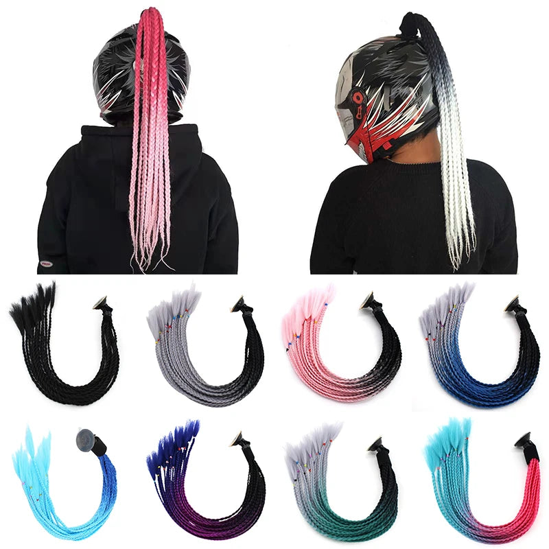 1pc Women Ponytail Helmet Braid
