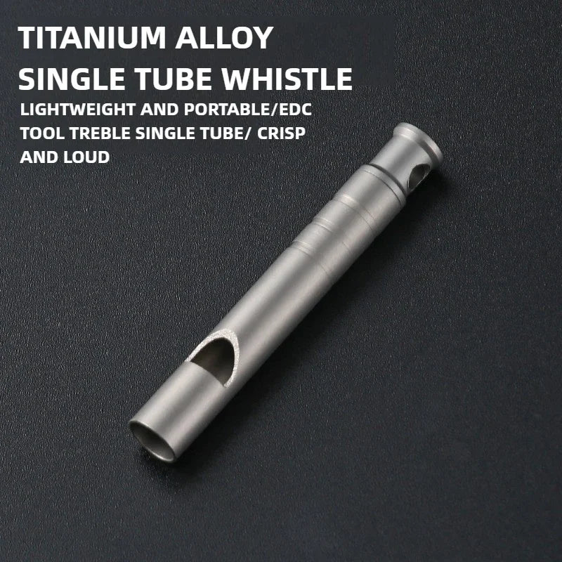 5PCS Outdoor Emergency Titanium Whistle High Decibel