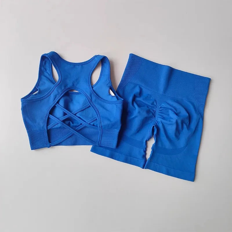 2 PCS Seamless Yoga Set Sexy