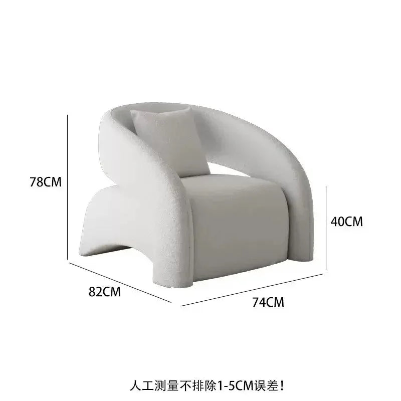 Single Sofa Leisure Chair Designer Luxury