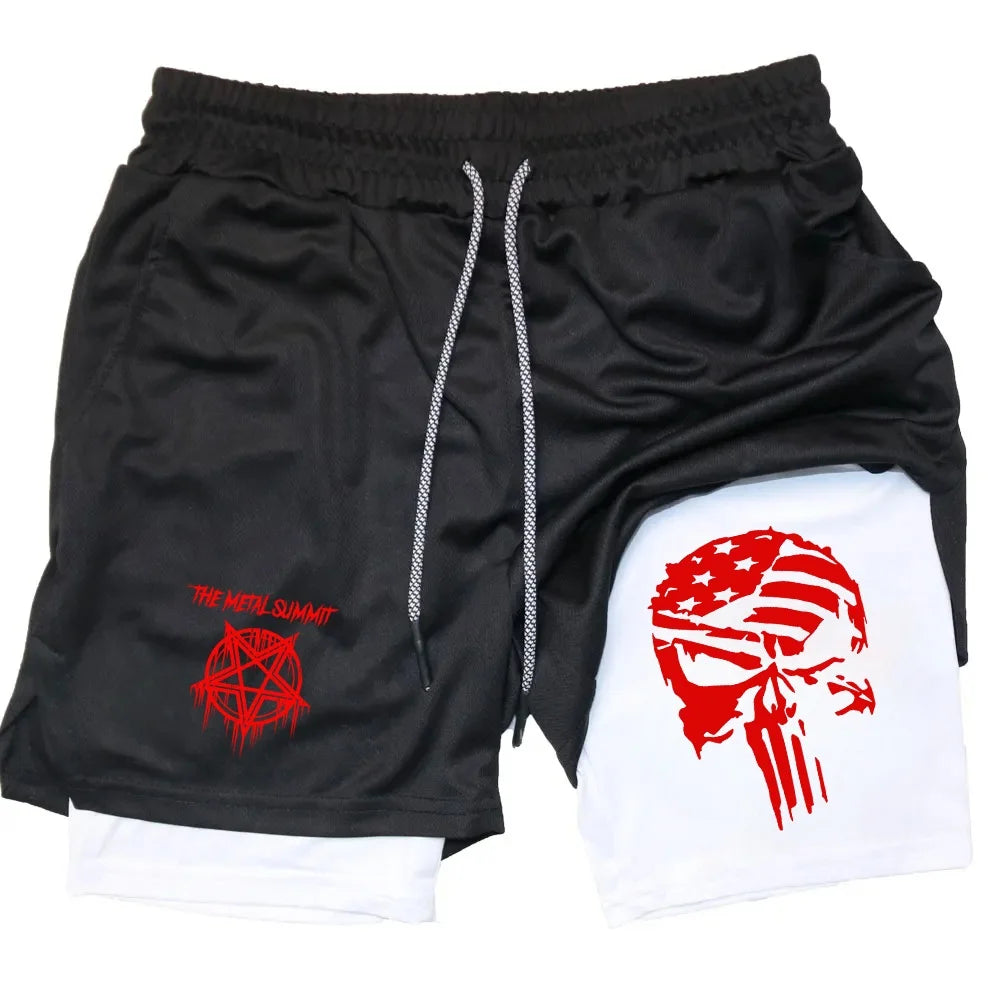 Double Layer Quick-Drying Performance Shorts