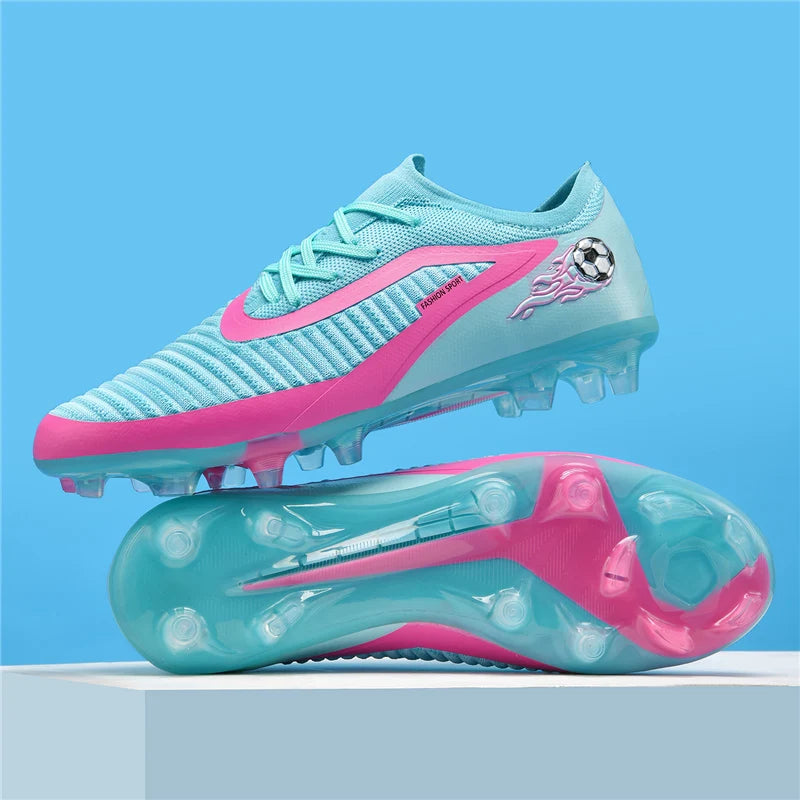 Boys Long Spike Training Cleats Soccer Shoes