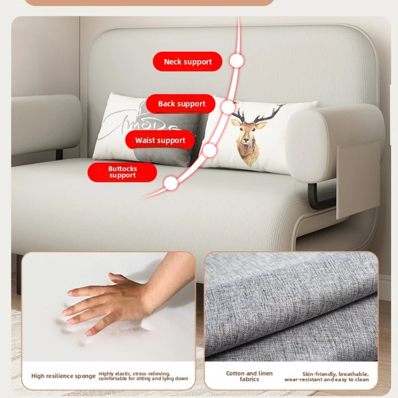 Sofa Bed Folding Dual-Purpose Small Apartment