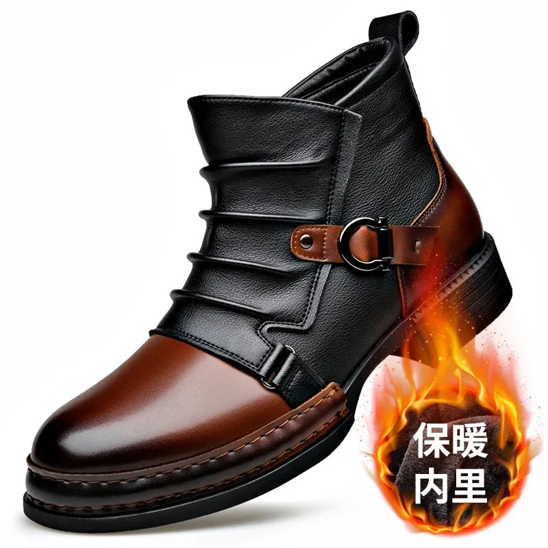 Fashion Casual Zipper Motorcycle Boots New Design