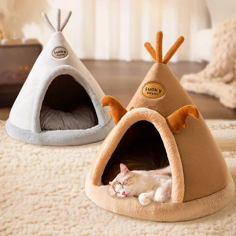 Winter Warm Soft Nest Kennel Cozy Sleeping Cave
