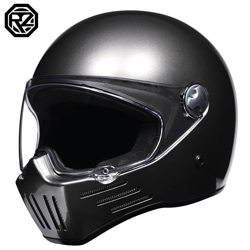 DOT Motorcross Vintage Full Face Retro Helmet