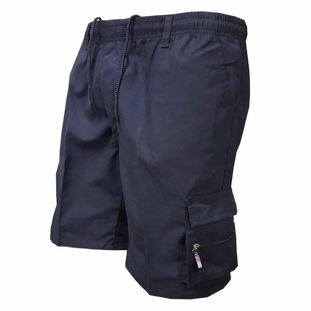Men's Casual Cargo Shorts Knee-length Multi-pocket