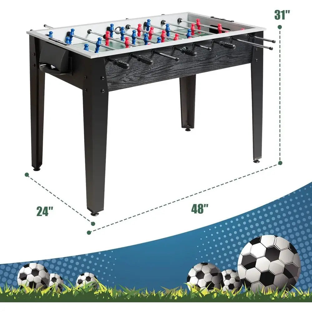 48" Foosball Soccer Games Table