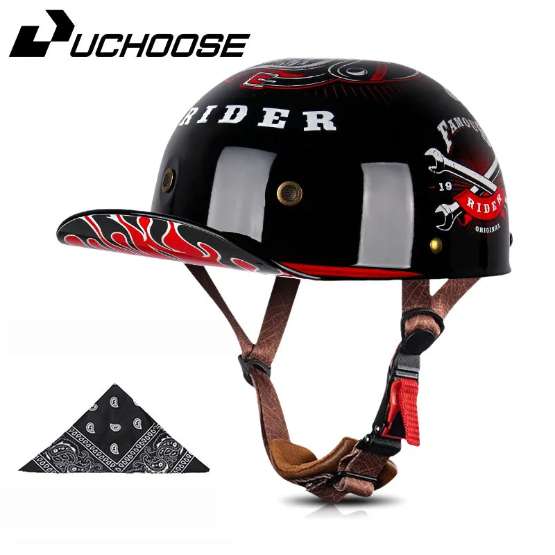 Retro Half Helmet Four Seasons Universal