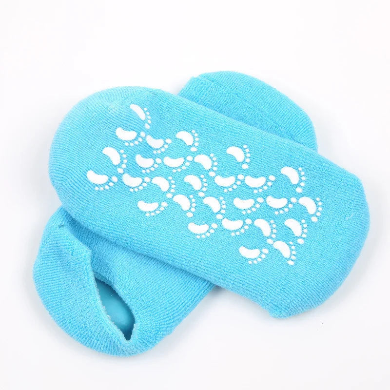 2pc Foot Care Spa Moisturizing Gel Socks Exfoliating