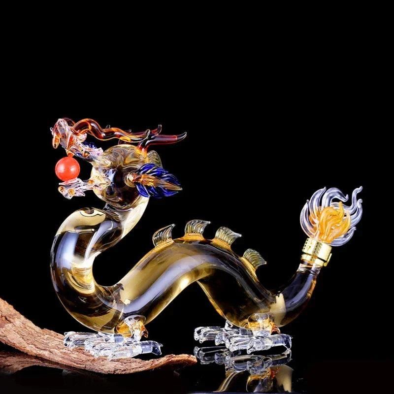 Whiskey Decanter Dragon Shaped Design
