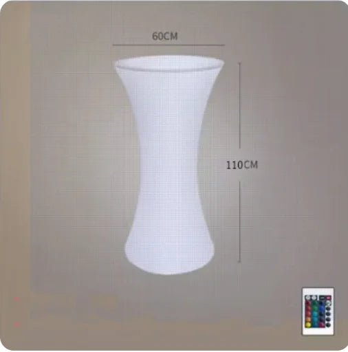 110CM LED Illuminated Round Cocktail Table
