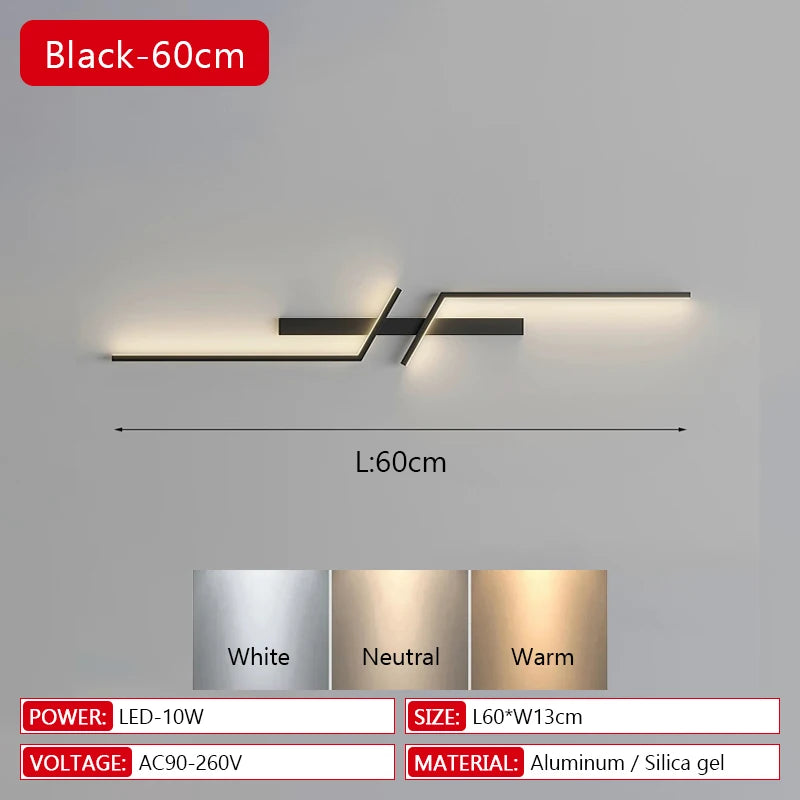 Modern Long Strip Wall Sconces