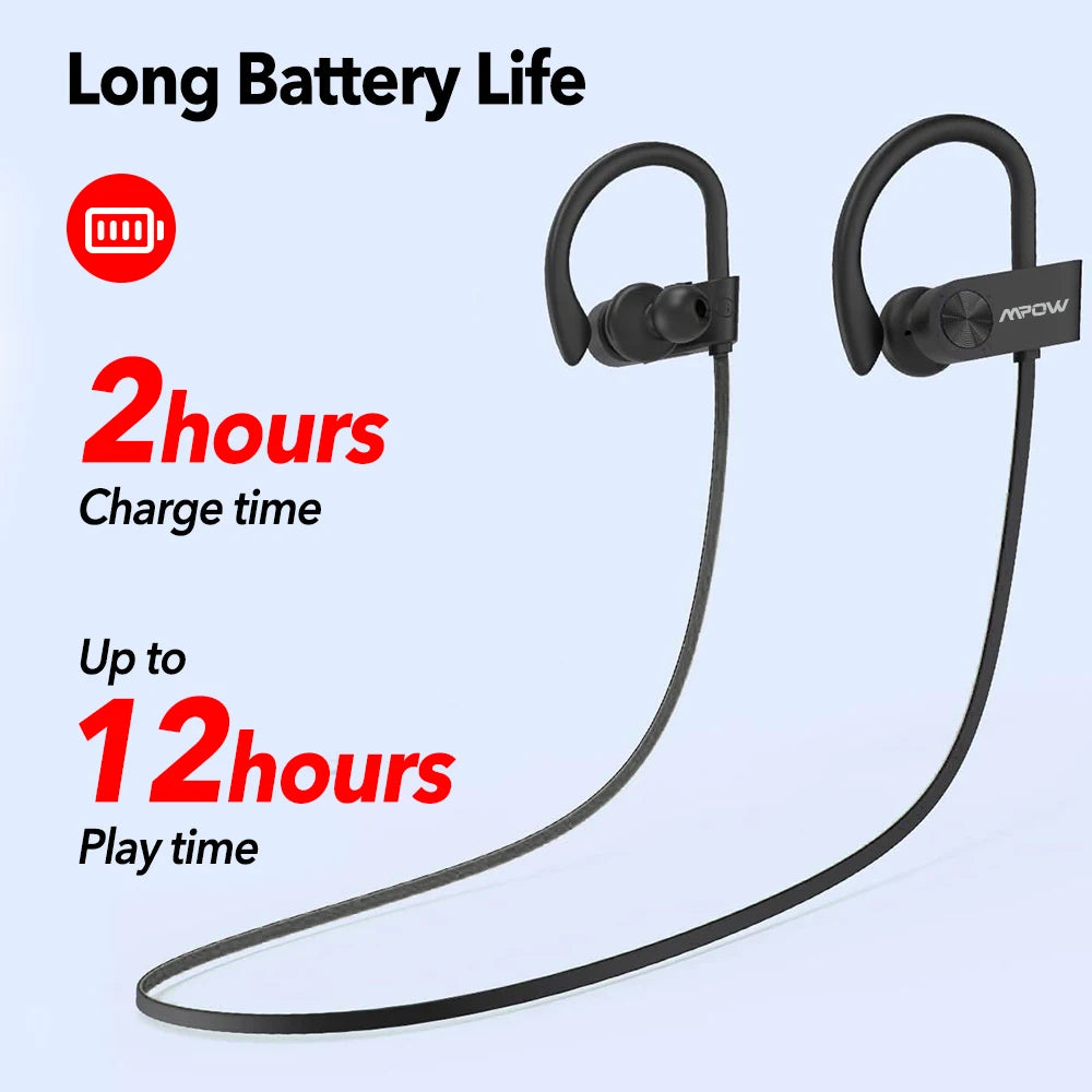 Flame Sports IPX7 Waterproof Bluetooth V5.3 Earbuds