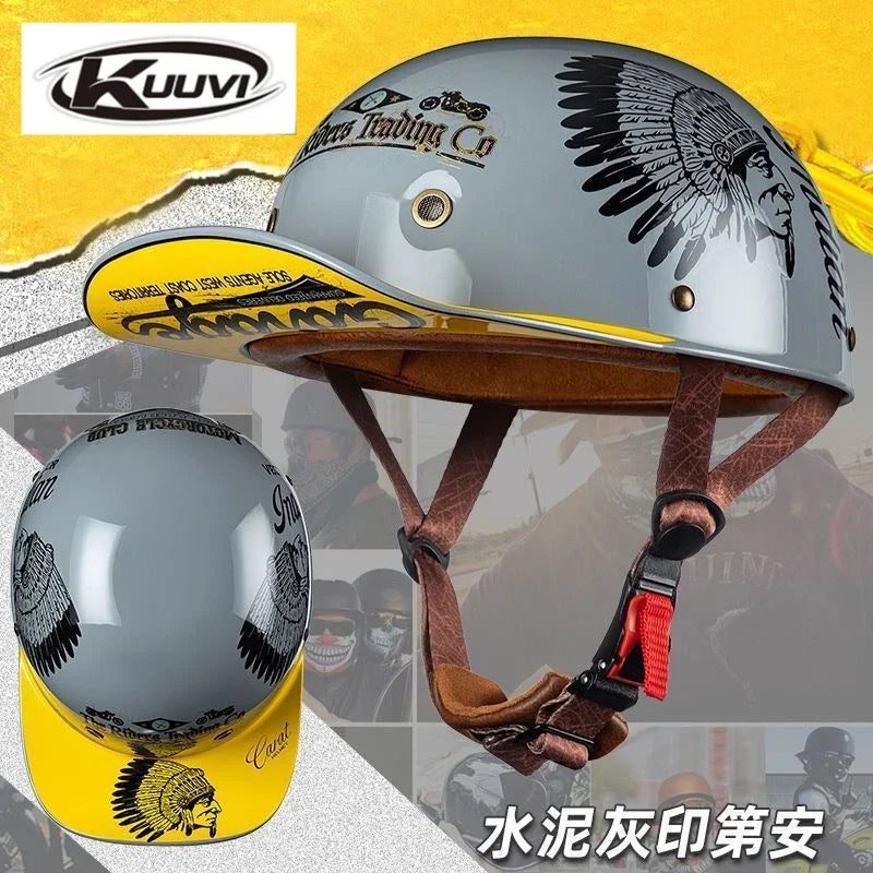 Motorcycle Retro Half Helmet