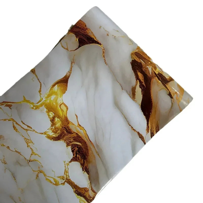 Gilded Marble Patterned Wallpaper Home Decoration