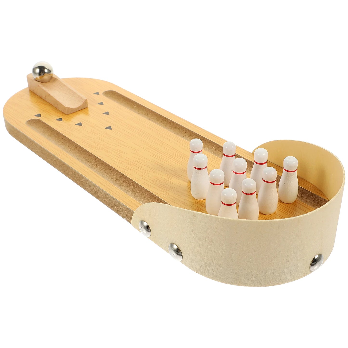 Mini Bowling Wooden Desktop Game
