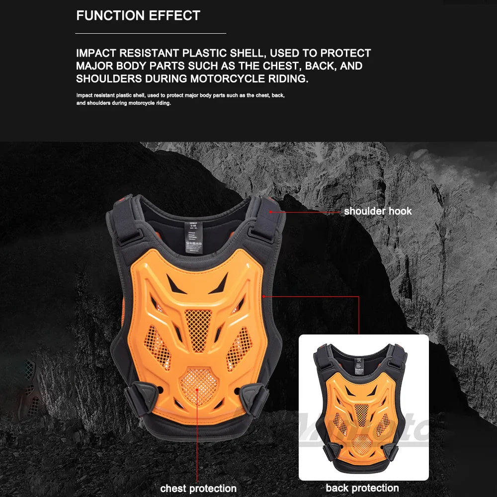 Men's Motorcycle Armor Vest Off-road Racing