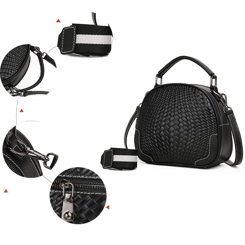 Black Versatile Shoulder Cross body Shell Bag