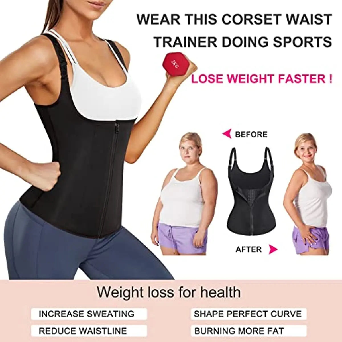 Women Waist Trainer Corset Slimming Belt