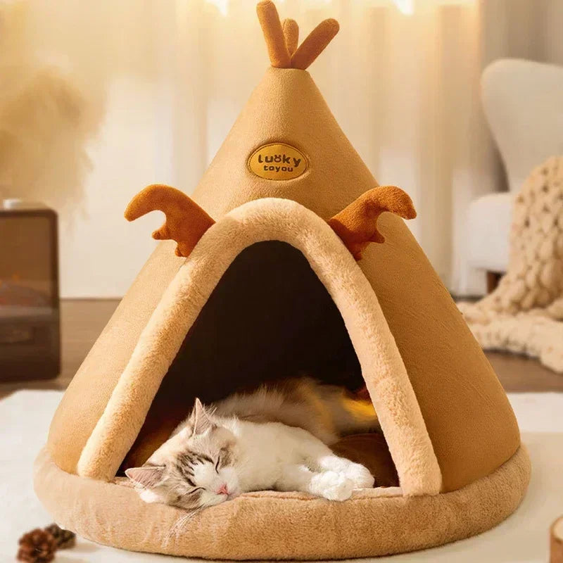 Winter Warm Soft Nest Kennel Cozy Sleeping Cave