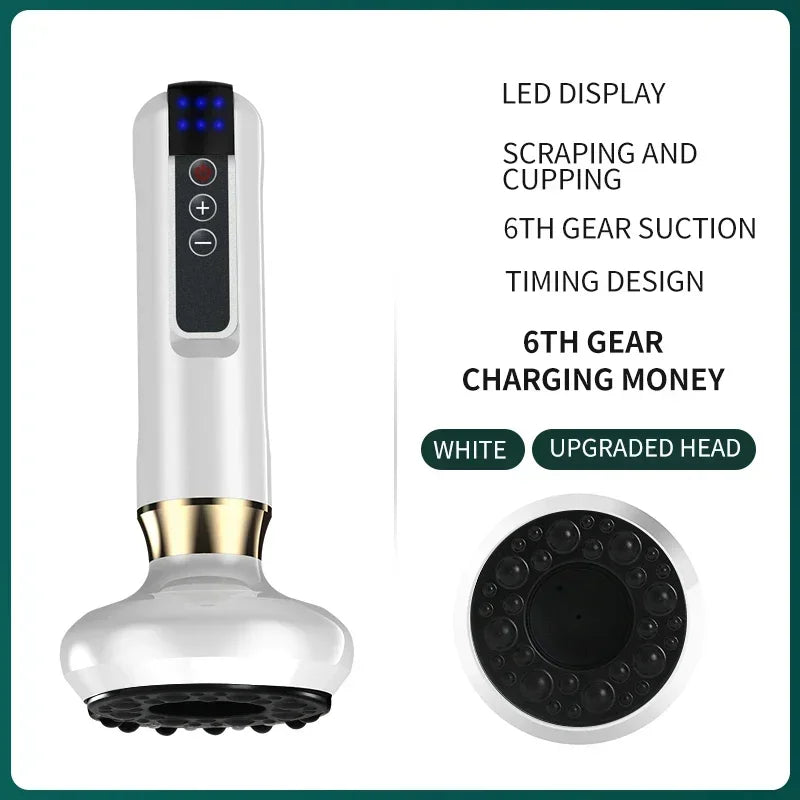 Tricolor Electric Massager Anti Cellulite Suction Cup